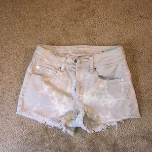 Gray jean shorts